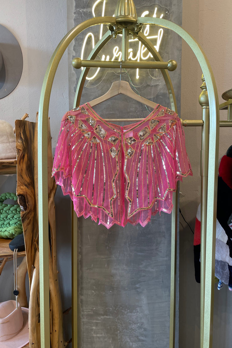 New Orleans pink cape