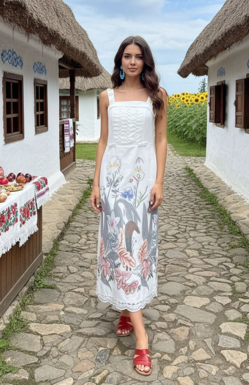 Ukrania midi dress