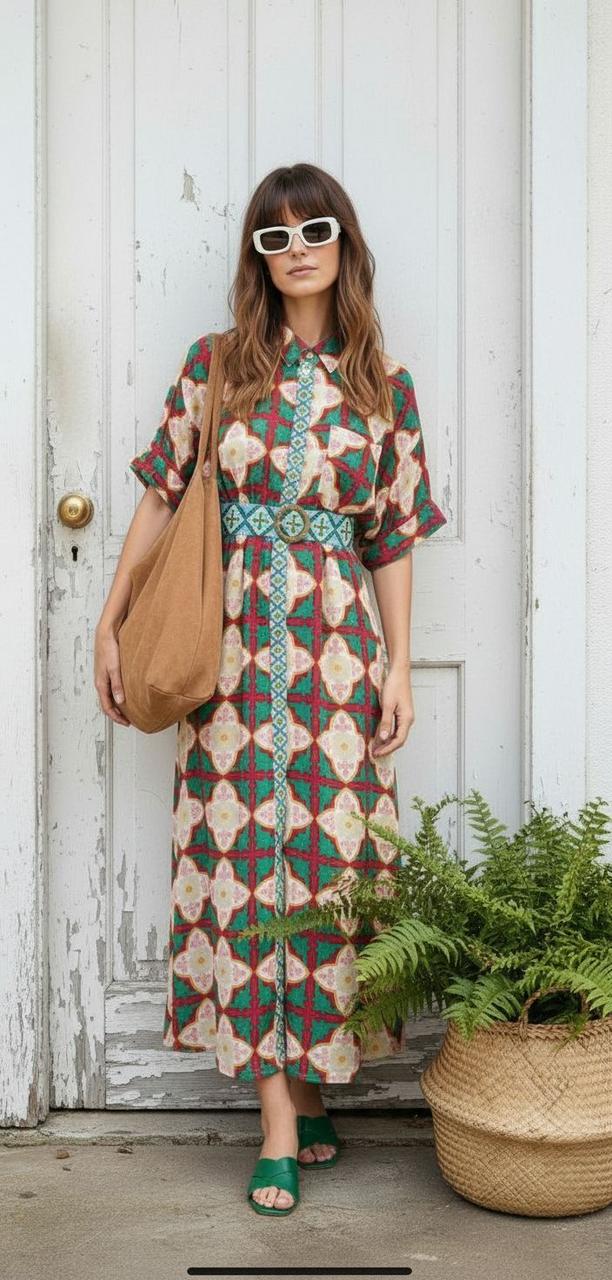 Corsica maxi dress