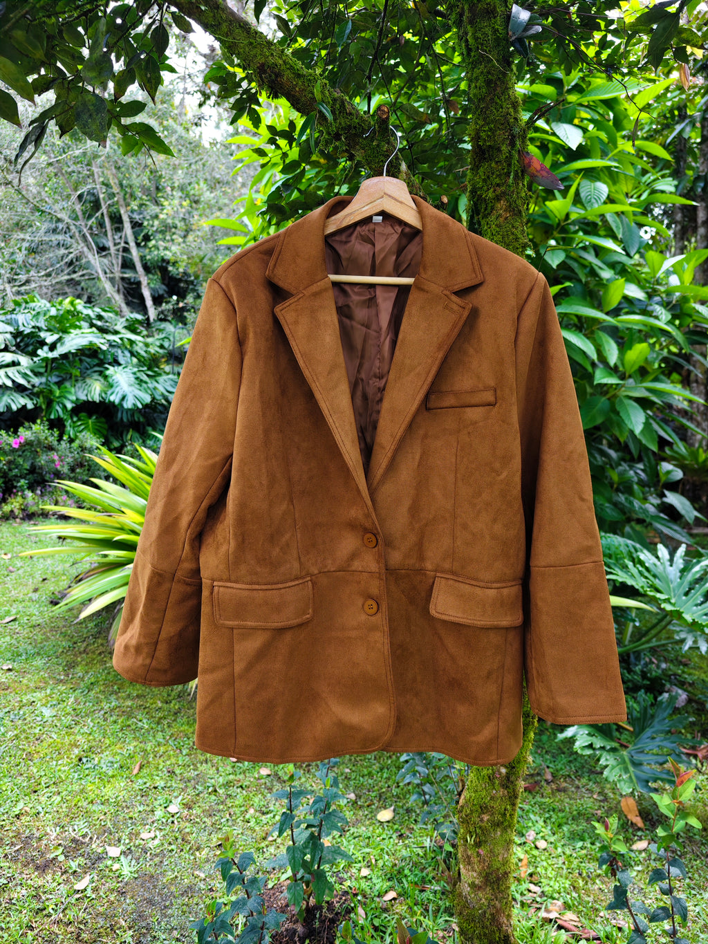 Suede coat