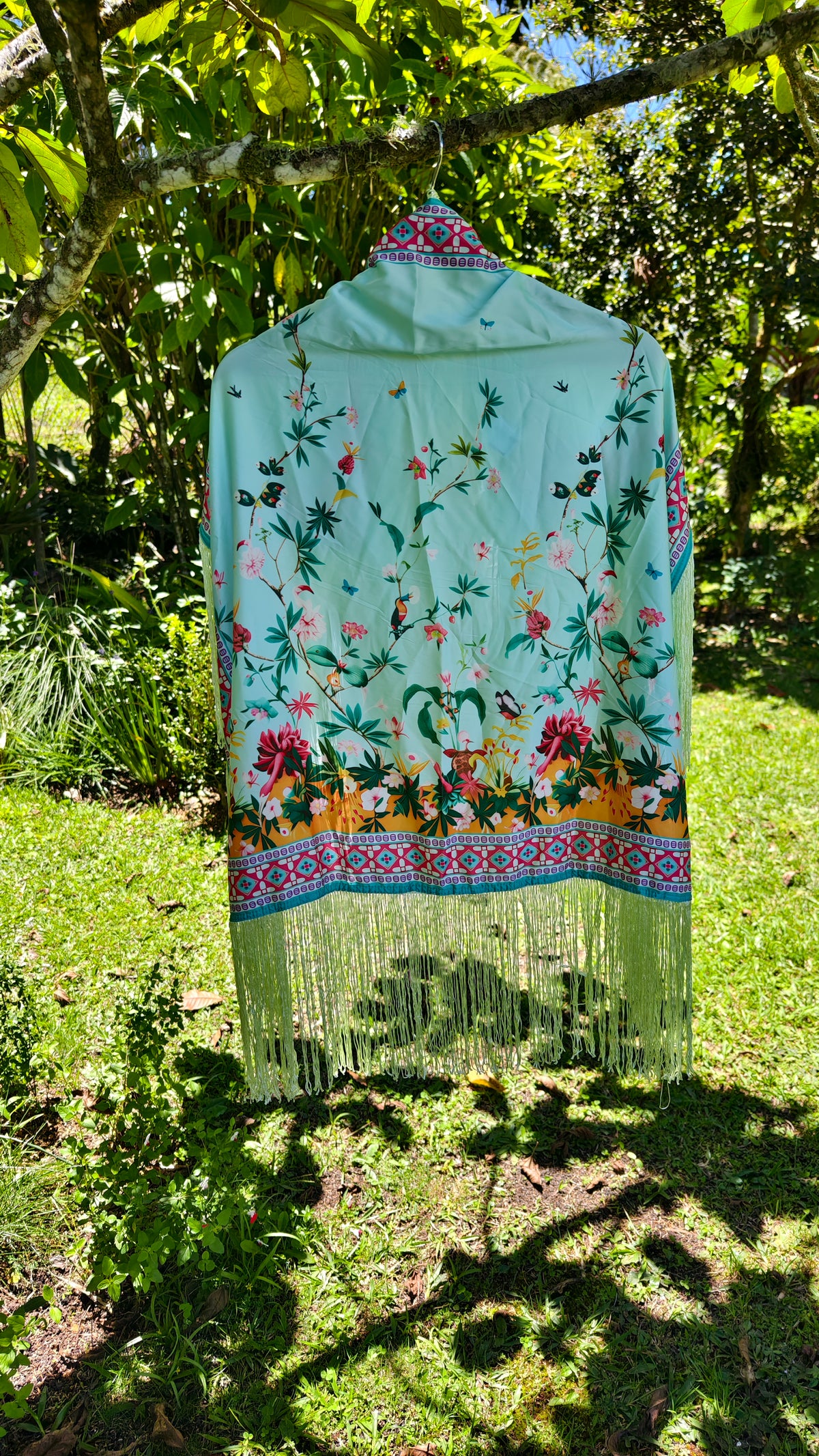 Fringe scarf