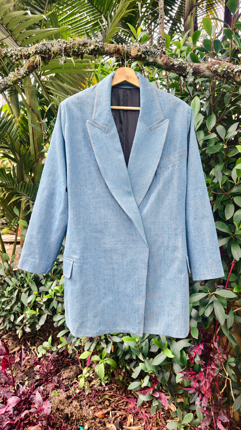 Denim blazer
