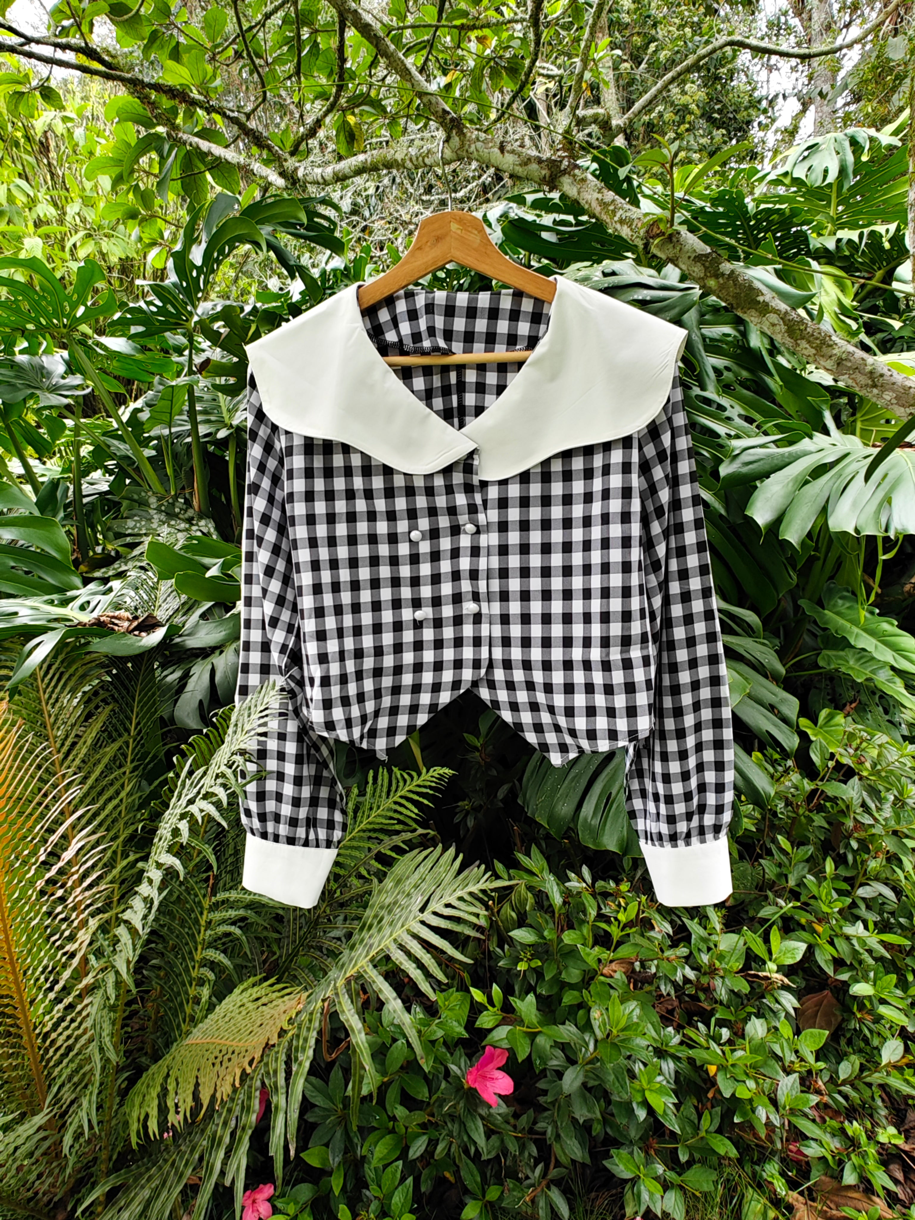 Tartan blouse