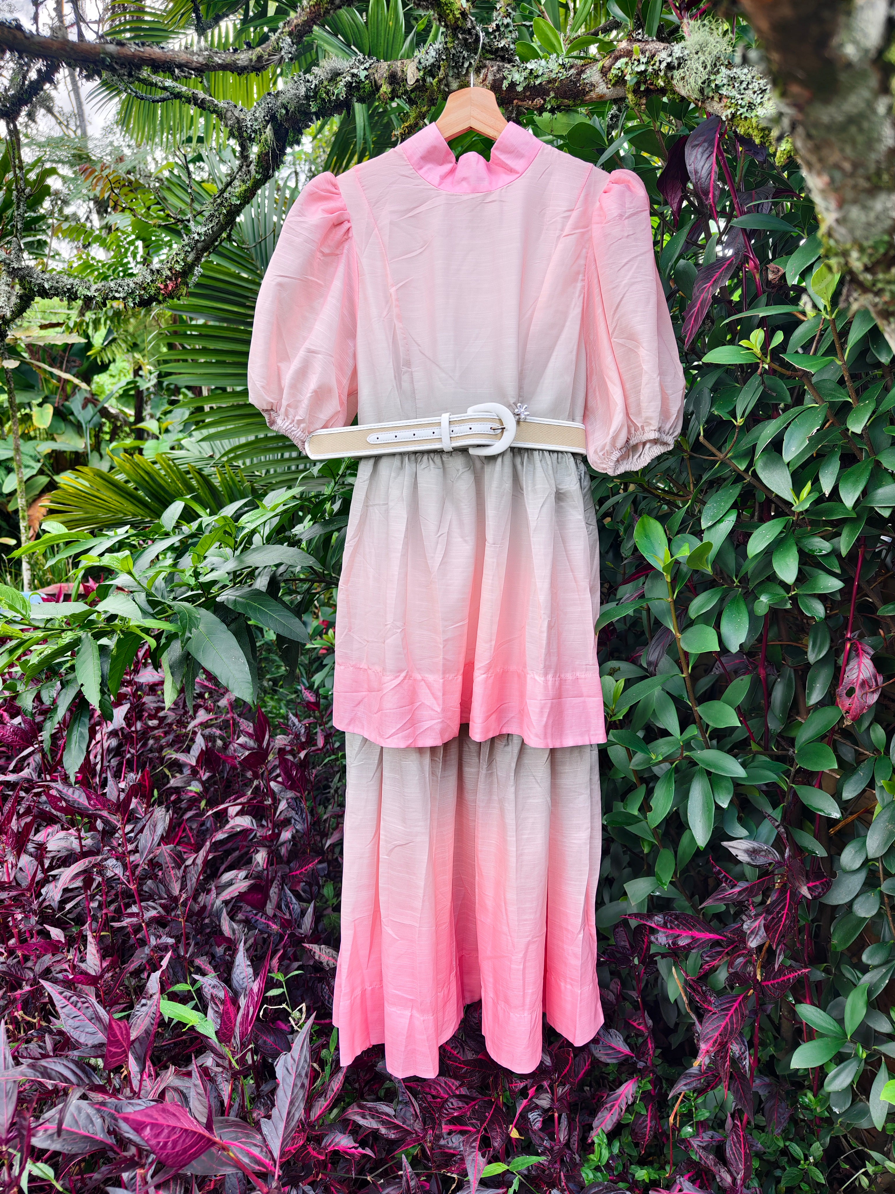Sunset midi dress