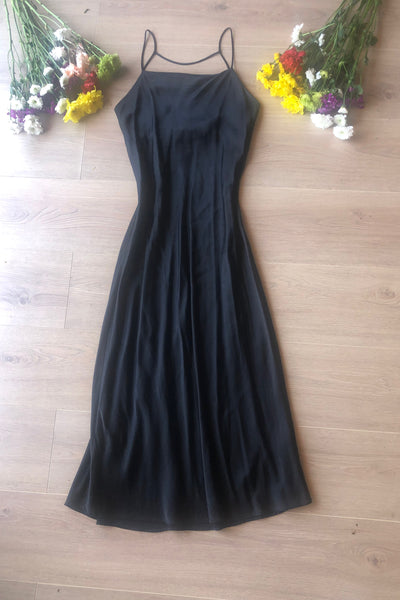 Black slip Maxi dress